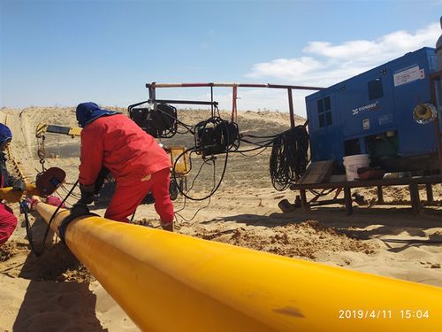 熊谷柴油发电焊机在新疆克拉玛依油区工程建设施工