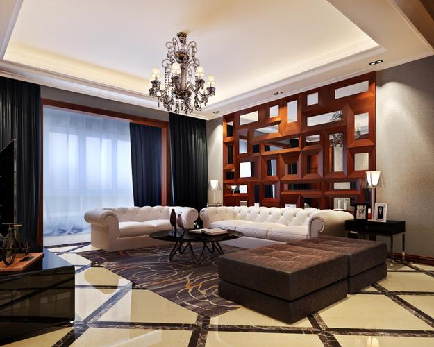 奢华古典欧式风格经典住宅艺术装饰设计室内设计效果图实景图欧式风格